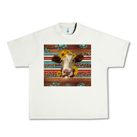 Pistachio western sunflowers gemstone heifer Urban Heavy Tee - Jasminsmagicworld
