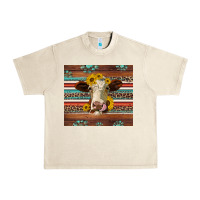 Sandshell western sunflowers gemstone heifer Urban Heavy Tee - Jasminsmagicworld