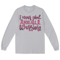 Moon Dust i wear pink for all warriors Long Sleeve Tee - JahusDesignShop