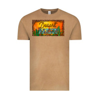 Vintage Camel western desert darlin sunset cactus leopard serape   license plate tem Vintage Tee - BarkalooDesign