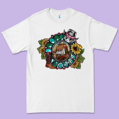 Cowgirl Premium Tee Designed By Sublimationcraftshop
