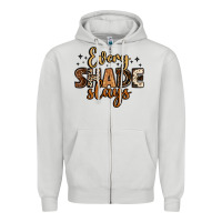 Dove Grey every shade slays Zipper Hoodie - LillyAllenDesigns