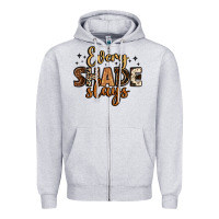 Heather Grey every shade slays Zipper Hoodie - LillyAllenDesigns