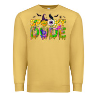 Antique Gold spooky dude Premium Sweatshirt - NancyCooperArtShop