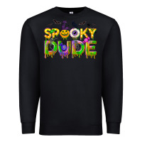 Black spooky dude Premium Sweatshirt - NancyCooperArtShop