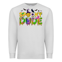 Dove Grey spooky dude Premium Sweatshirt - NancyCooperArtShop