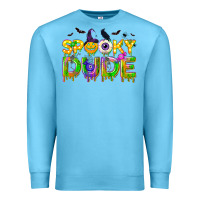 Ocean Blue spooky dude Premium Sweatshirt - NancyCooperArtShop