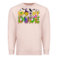 Pale Pink spooky dude Premium Sweatshirt - NancyCooperArtShop