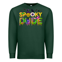 Sports Green spooky dude Premium Sweatshirt - NancyCooperArtShop