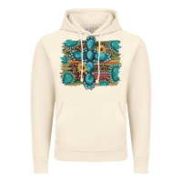 Vintage Artic western gemstone cross sunflowers serape leopard glitter Vintage Hoodie - Artiststas