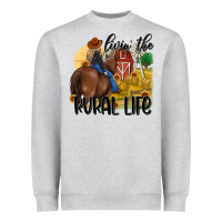 Livin The Rural Life Heavyweight Sweatshirt | Teevron
