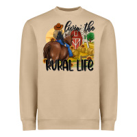 Mushroom livin the rural life Heavyweight Sweatshirt - MaliasSmallBusiness
