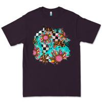 Plum race sunflower patches Premium Tee - AdoDesignShop