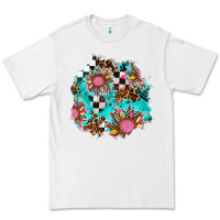 White race sunflower patches Premium Tee - AdoDesignShop