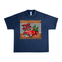 Navy merry Christmas truck Urban Heavy Tee - Jasminsmagicworld