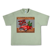 Oil Green merry Christmas truck Urban Heavy Tee - Jasminsmagicworld
