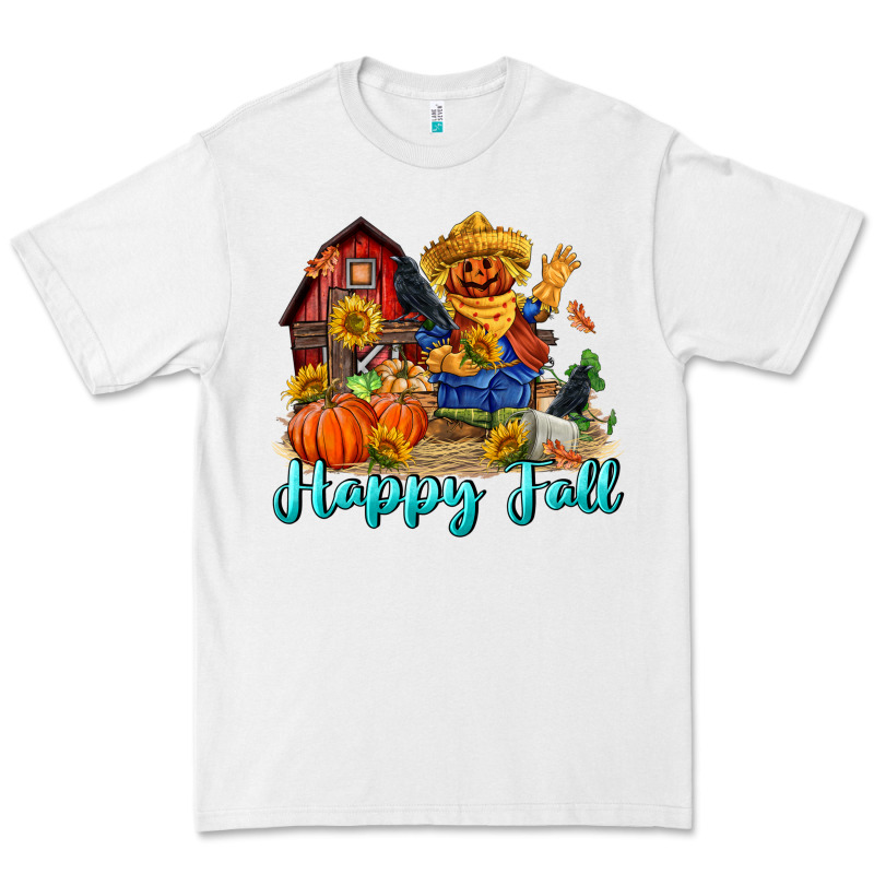 Happy Fall Scarecrow Premium Tee by FaDigitalArtStudio | Teevron