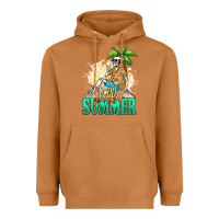 Meerkat Hello summer skeleton Heavyweight Hoodie - NancyCooperArtShop