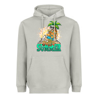 Hello Summer Skeleton Heavyweight Hoodie | Teevron