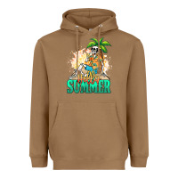 Toasted Coconut Hello summer skeleton Heavyweight Hoodie - NancyCooperArtShop