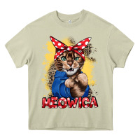 Mossy Meowica 4th of july Heavy Core Tee - CowGirlArtShop