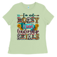 Matcha i'm not bossy i have leadership skills Ladies Tee - Zillion Design Studio
