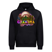 Black baseball grandma Urban Hoodie - OliviaCreatesArt