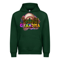 Forest Green baseball grandma Urban Hoodie - OliviaCreatesArt