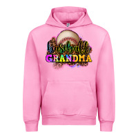 Fuchsia Pink baseball grandma Urban Hoodie - OliviaCreatesArt