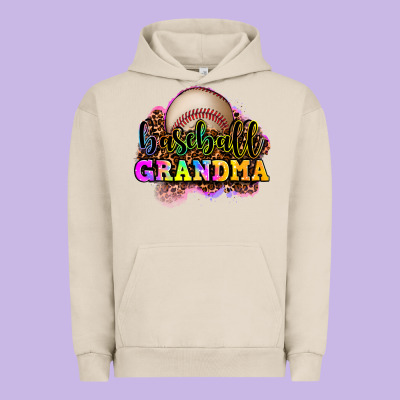 Baseball Grandma Urban Hoodie Designed By Oliviacreatesart