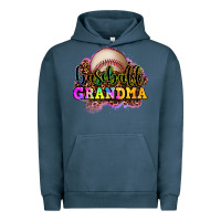 Pigment Midnight Navy baseball grandma Urban Hoodie - OliviaCreatesArt