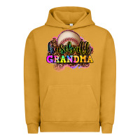 Pigment Peanut Butter baseball grandma Urban Hoodie - OliviaCreatesArt