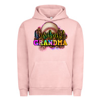 Pigment Salmon baseball grandma Urban Hoodie - OliviaCreatesArt