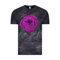 Cloud Black Celestial Rose Vintage Tee - LillyAllenDesigns