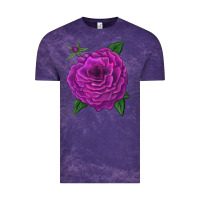 Cloud Purple Celestial Rose Vintage Tee - LillyAllenDesigns