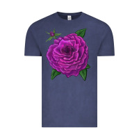 Vintage Denim Celestial Rose Vintage Tee - LillyAllenDesigns