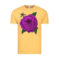 Vintage Mustard Celestial Rose Vintage Tee - LillyAllenDesigns