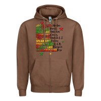 Chestnut inspiring black leaders juneteenth Zipper Hoodie - LillyAllenDesigns