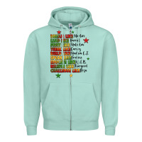Seafoam inspiring black leaders juneteenth Zipper Hoodie - LillyAllenDesigns