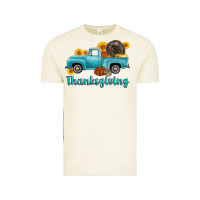 Thanksgiving Truck Turkey Vintage Tee | Teevron