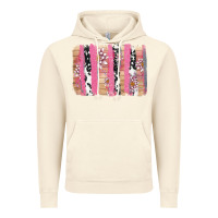 Vintage Artic v.d cow and lotus brushstrock Vintage Hoodie - AdoDesignShop