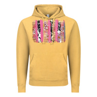 Vintage Mustard v.d cow and lotus brushstrock Vintage Hoodie - AdoDesignShop