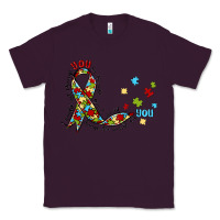 Plum autism awareness Classic Tee - MaliasSmallBusiness
