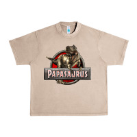 French Oak Papasaurus T-Rex Urban Heavy Tee - LillyAllenDesigns