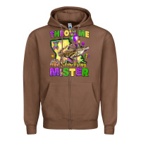 Chestnut throw me something mister louisiana mardi gras Zipper Hoodie - LillyAllenDesigns
