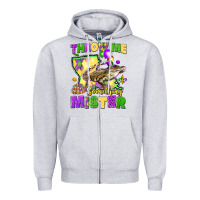 Throw Me Something Mister Louisiana Mardi Gras Zipper Hoodie | Teevron