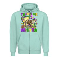 Seafoam throw me something mister louisiana mardi gras Zipper Hoodie - LillyAllenDesigns