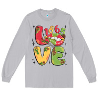 Moon Dust love juneteenth lips Long Sleeve Tee - MaliasSmallBusiness
