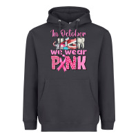 Smoke in october we wear pink breast cancer awareness Heavyweight Hoodie - texasbilliewilder