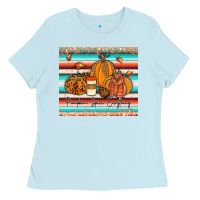 Baby Blue pumkin spice everything tumbler Ladies Tee - JahusDesignShop